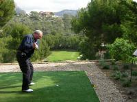 tee shot at hole 15
