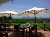 what a place to relaxe, terrace from clubhouse