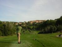 final tee shot prior to the meeting