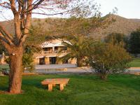Capdepera view from tee 1 to the clubhouse