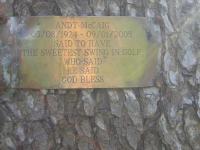 nice plate at tee box 15