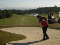 successful bunker shot