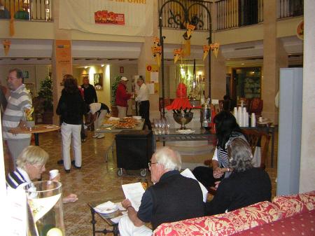 Insel Radio Trophy 09, breakfast / reception