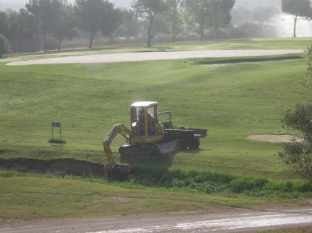 cleaning as well all the lakes and canals