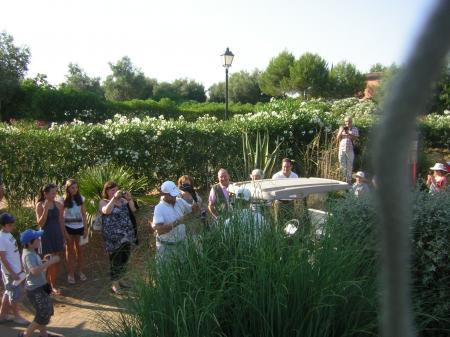 Rafa Nadal arrived at tee 1